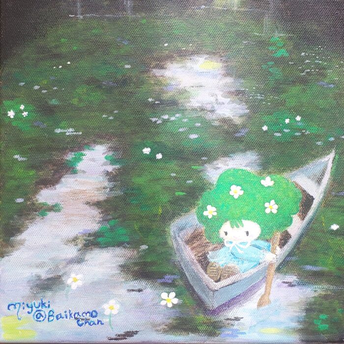 公式キャラクター「ばいかもちゃん™」｜MIYUKI ART GALLERY制作のオリジナル作品